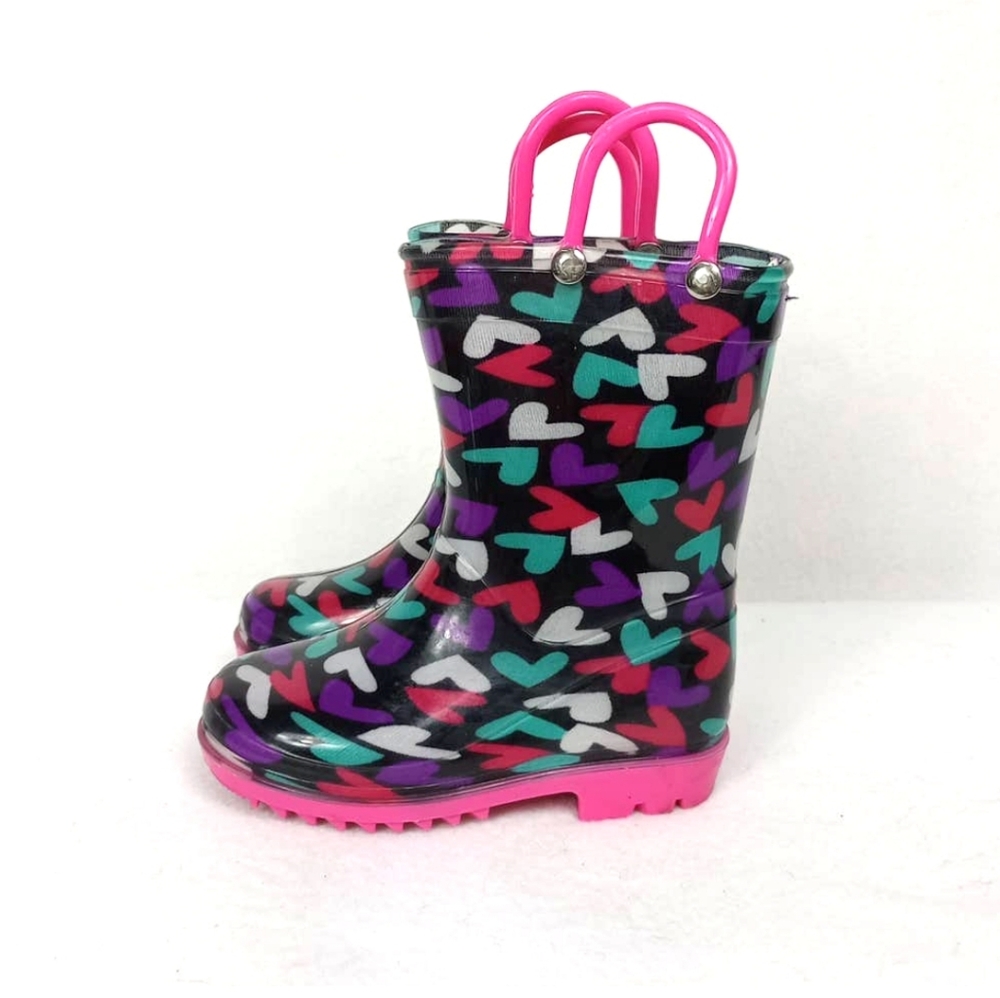 Capelli Kids Heart Rainboots Size 4/5